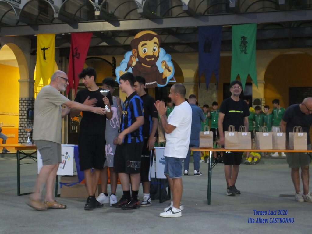 Torneo LUCI 2026 » comunitasportivasanmaurizio Torneo Luci 2026 IIIa Allievi CASTRONNO1