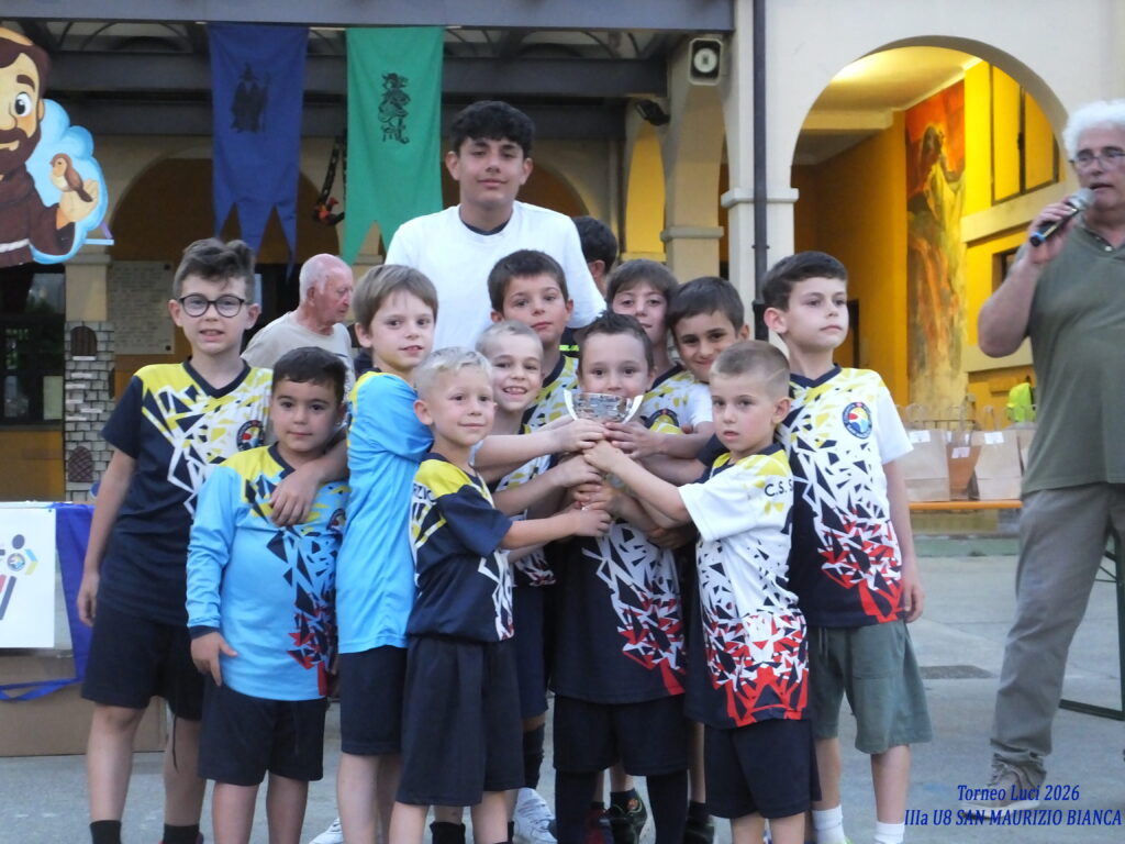 Torneo LUCI 2026 » comunitasportivasanmaurizio Torneo Luci 2026 IIIa U8 SAN MAURIZIO Bianca A1 1