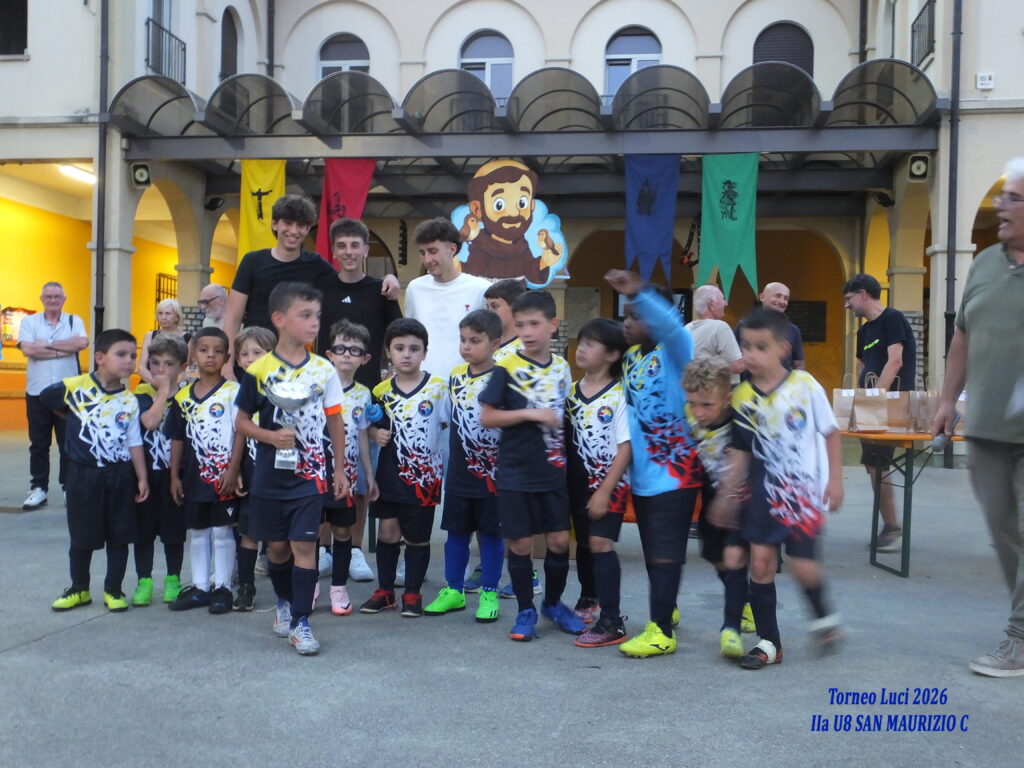 Torneo LUCI 2026 » comunitasportivasanmaurizio Torneo Luci 2026 IIa U8 SAN MAURIZIO C1