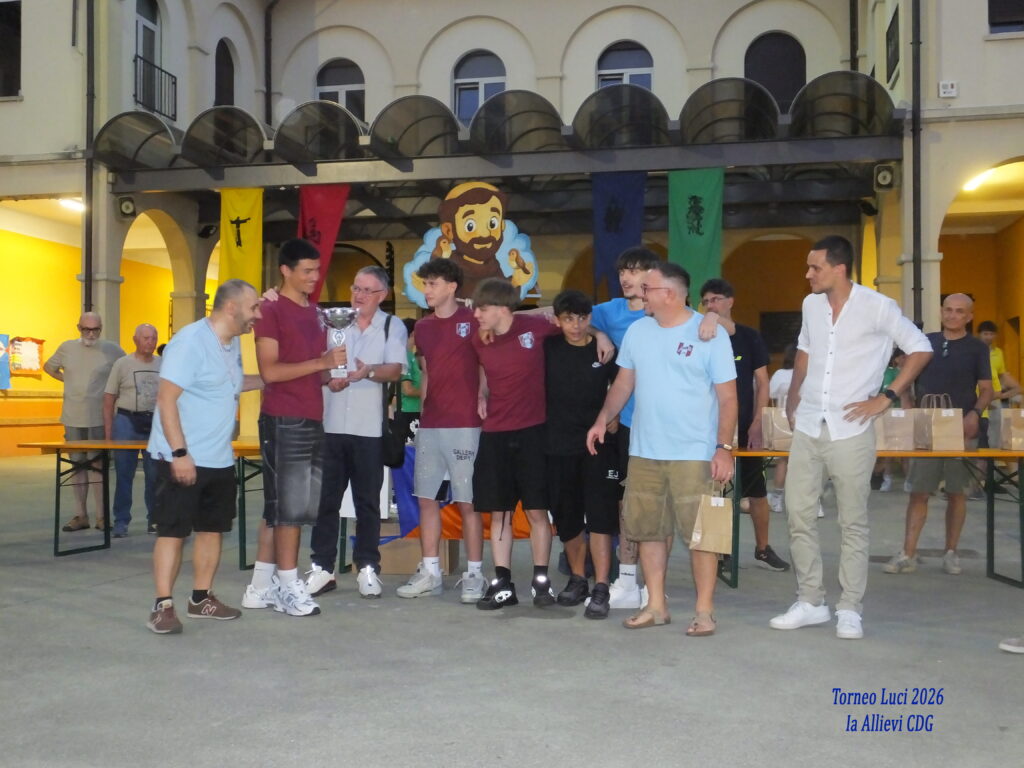 Torneo LUCI 2026 » comunitasportivasanmaurizio Torneo Luci 2026 Ia Allievi CDG1