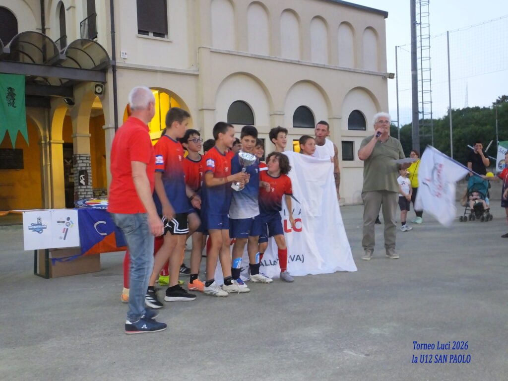 Torneo LUCI 2026 » comunitasportivasanmaurizio Torneo Luci 2026 Ia U12 SAN PAOLO1