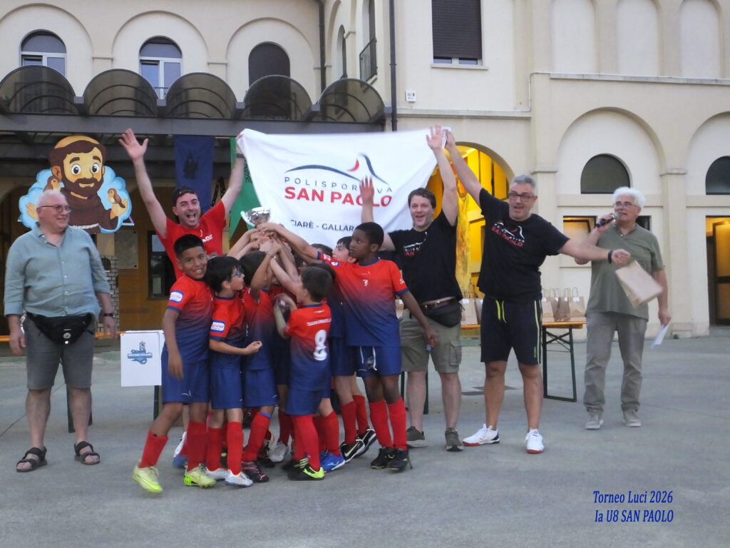 Torneo LUCI 2026 » comunitasportivasanmaurizio Torneo Luci 2026 Ia U8 SAN PAOLO1