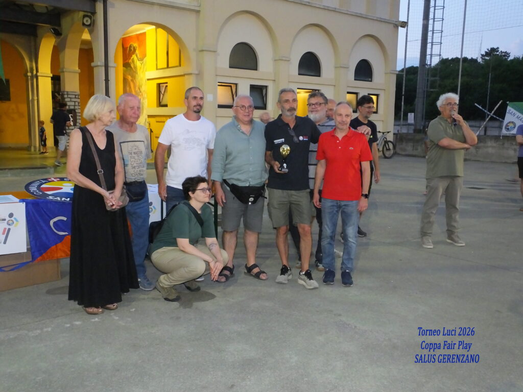 Torneo LUCI 2026 » comunitasportivasanmaurizio Torneo Luci 2026 SALUS GERENZANO coppa FAIR PLAY1
